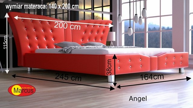 łóżko lozko Angel 140x200 cm