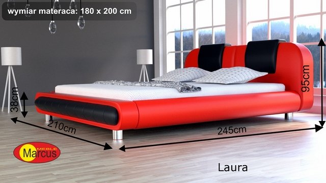 łóżko Laura 180x200 cm