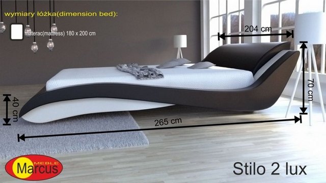 łóżko Stilo 2 lux 180x200 cm