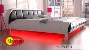 Łóżko z oświetleniem LED RGB Blues