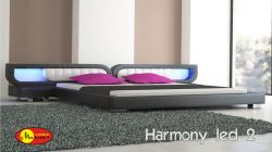 Łożko harmony 2 led czarne