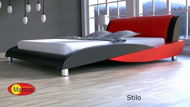 łóżko tapicerowane Stilo skóra ekologiczna