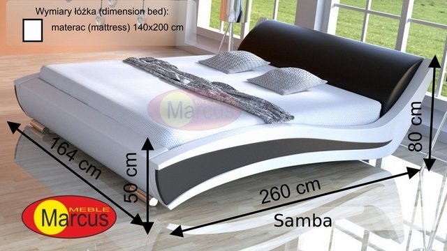 łóżko lozko Samba 140x200 cm