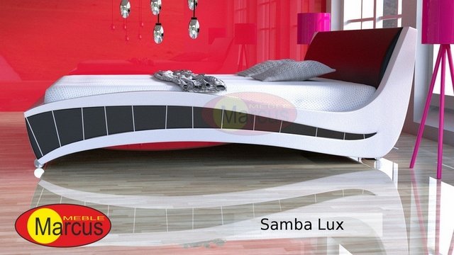 łóżko samba lux skóra ekologiczna