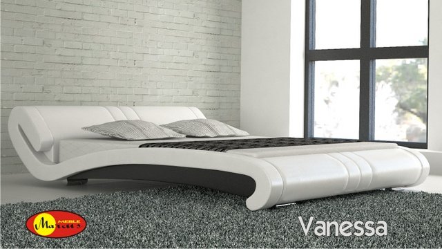Łóżko tapicerowane Vanessa skóra eko